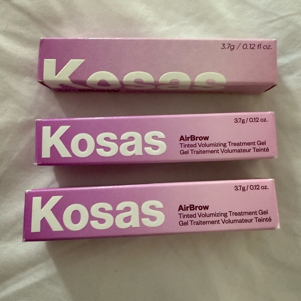 Kosas AirBrow Gel - Grey (lot of 3)